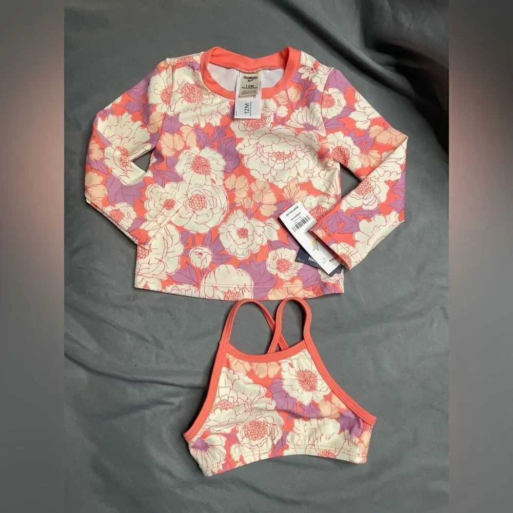 Carters Baby Girl bathing suit Bundle